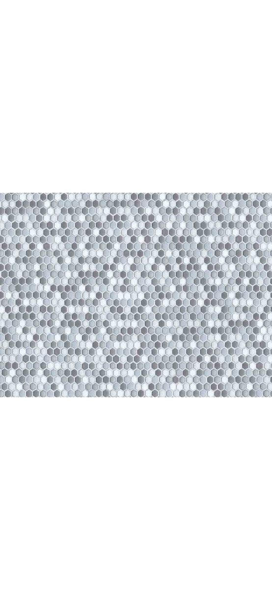 Tapet Ceramics Hexagon, d-c-fix, imprimeu hexagoane, gri, lățime 67 cm