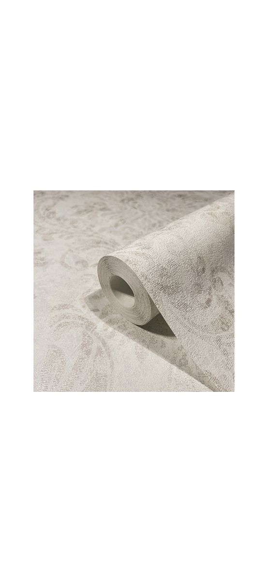 Tapet clasic cu model baroc crem, Marburg Up to date 34812, vlies extralavabil