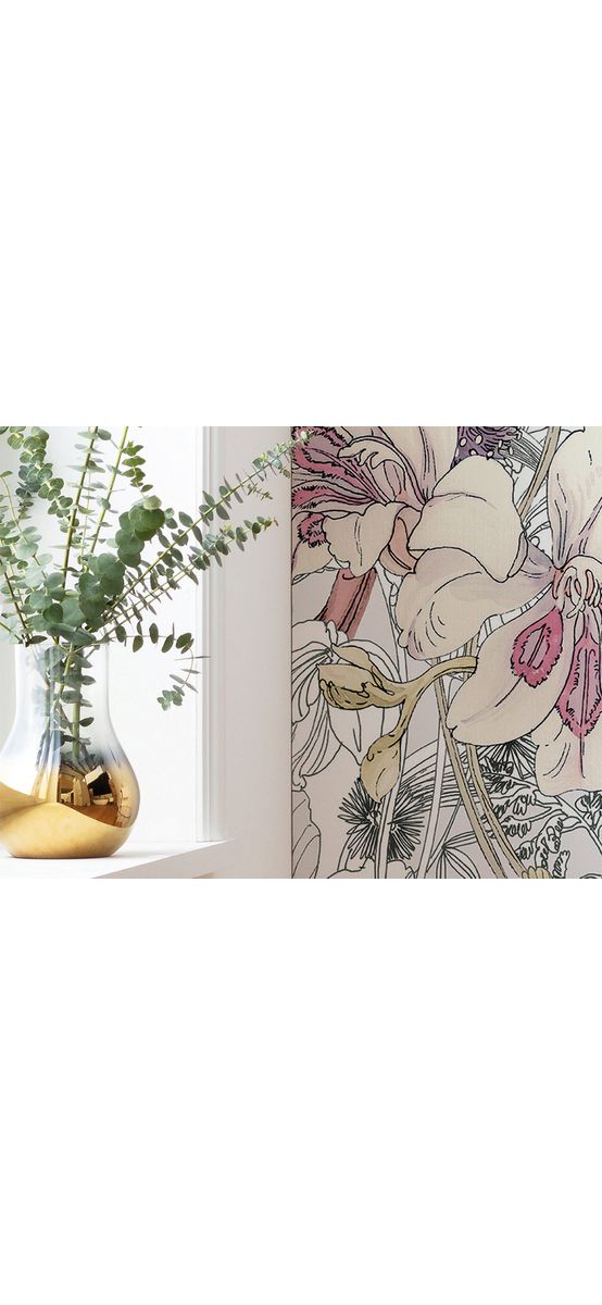 Fototapet floral multicolor, Komar Magic Meadow, pe suport vlies, 200x250 cm