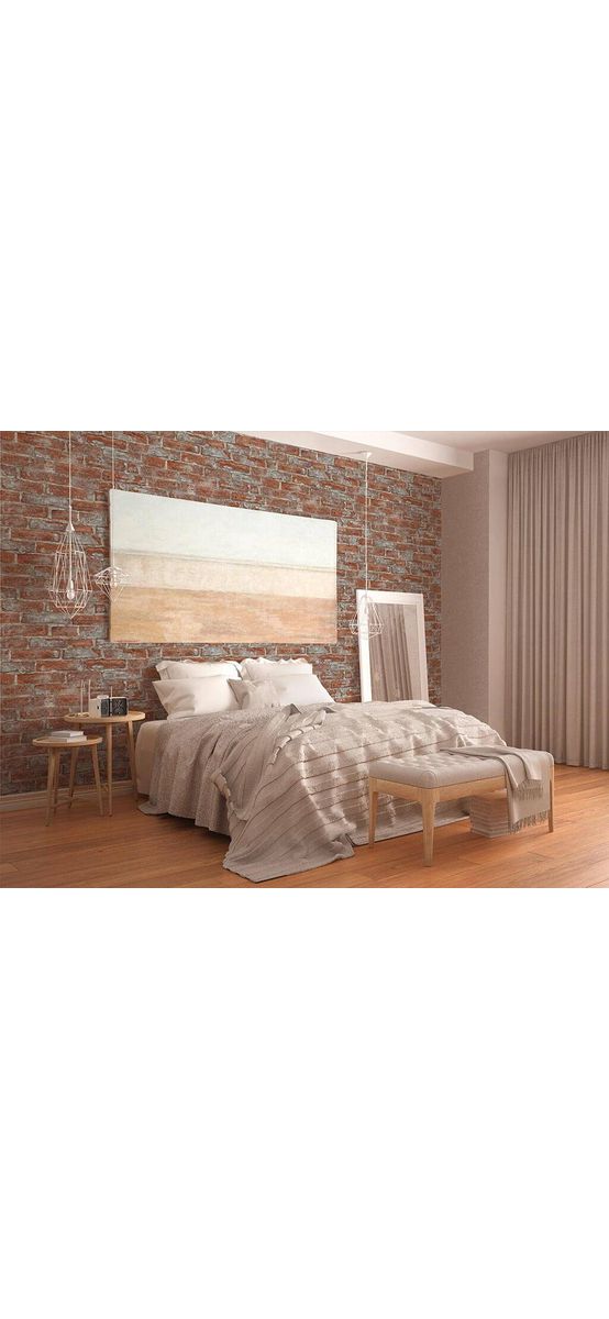 Tapet cărămidă maro, Erismann, Profi Selection 631806