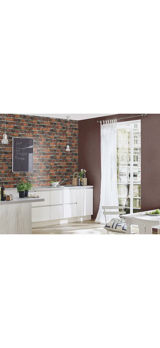 Tapet cărămidă maro, Home Design 428063