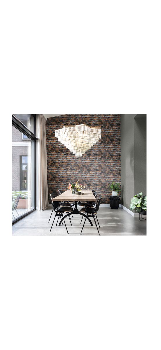Tapet cărămidă maro, Home Design 428063