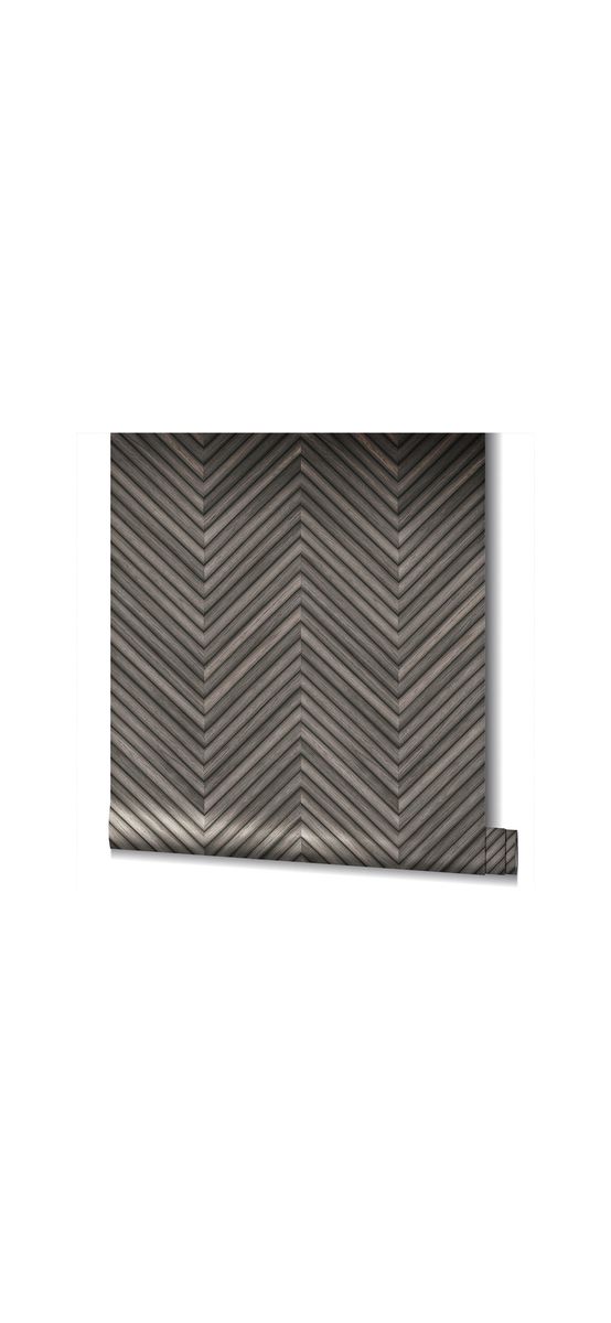 Tapet chevron textură lemn gri, Marburg Travertino 33380, vlies extralavabil
