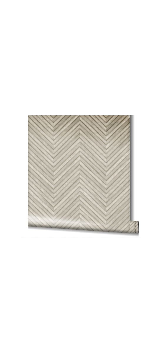 Tapet chevron textură lemn greige, Marburg Travertino 33373, vlies extralavabil