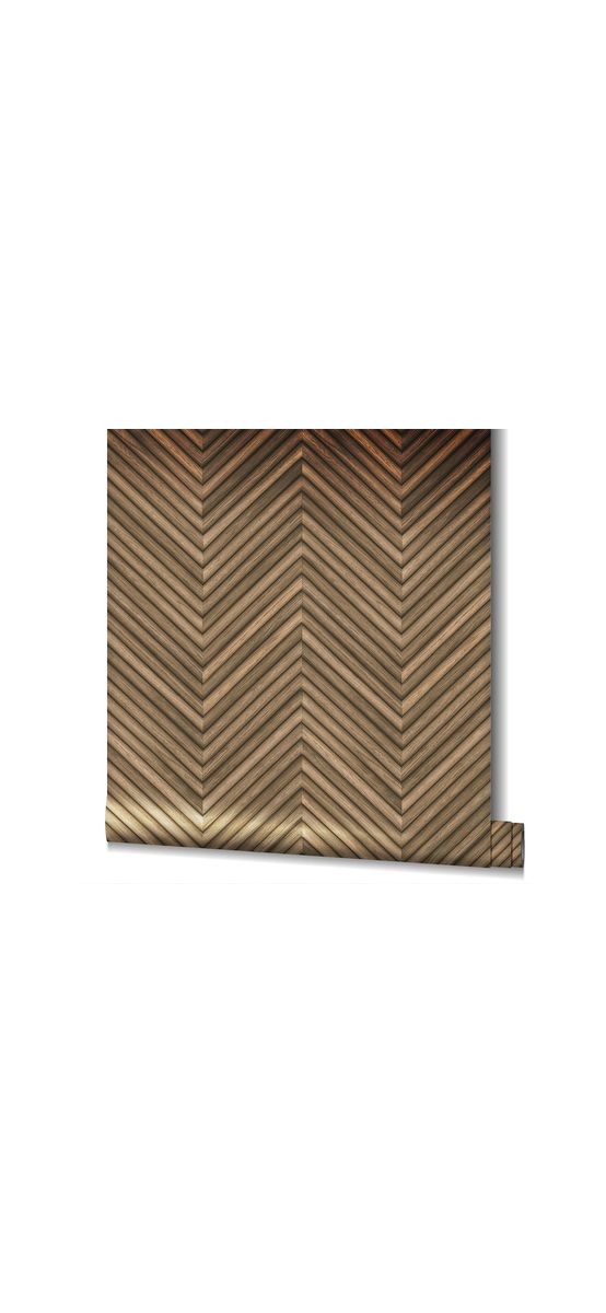 Tapet chevron textură lemn natur, Marburg Travertino 33377, vlies extralavabil