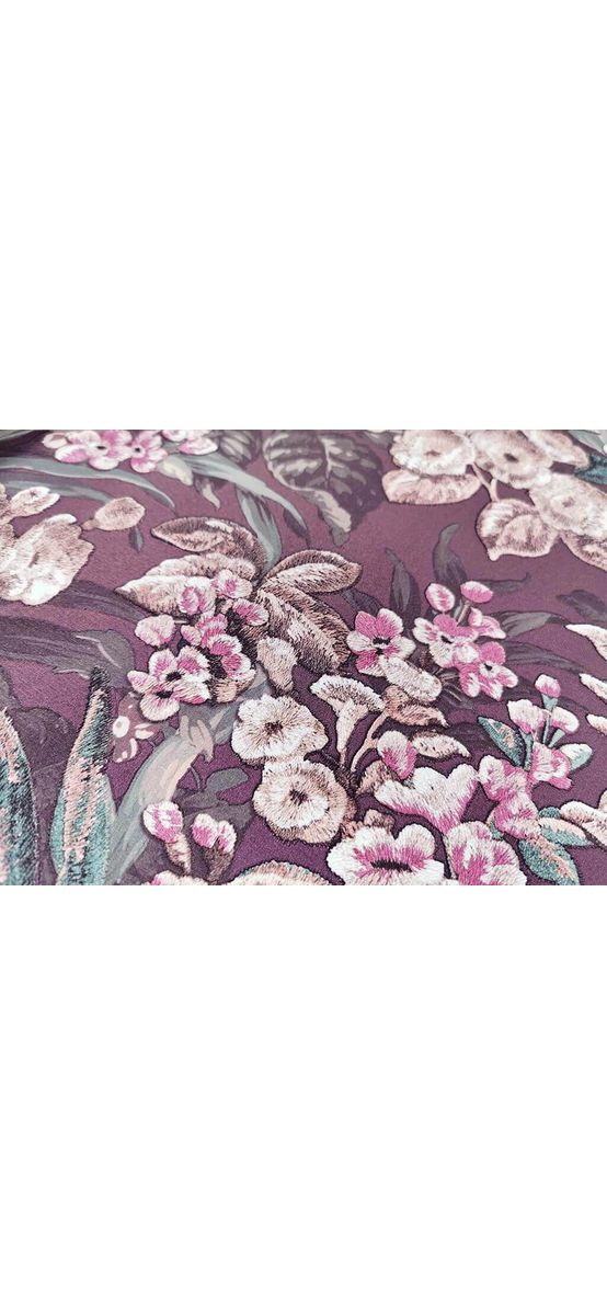 Tapet floral mov, Beaux Arts, extralavabil, BA220024