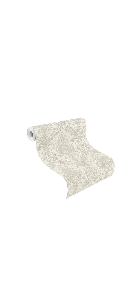 Tapet clasic gri deschis, Rasch 420517