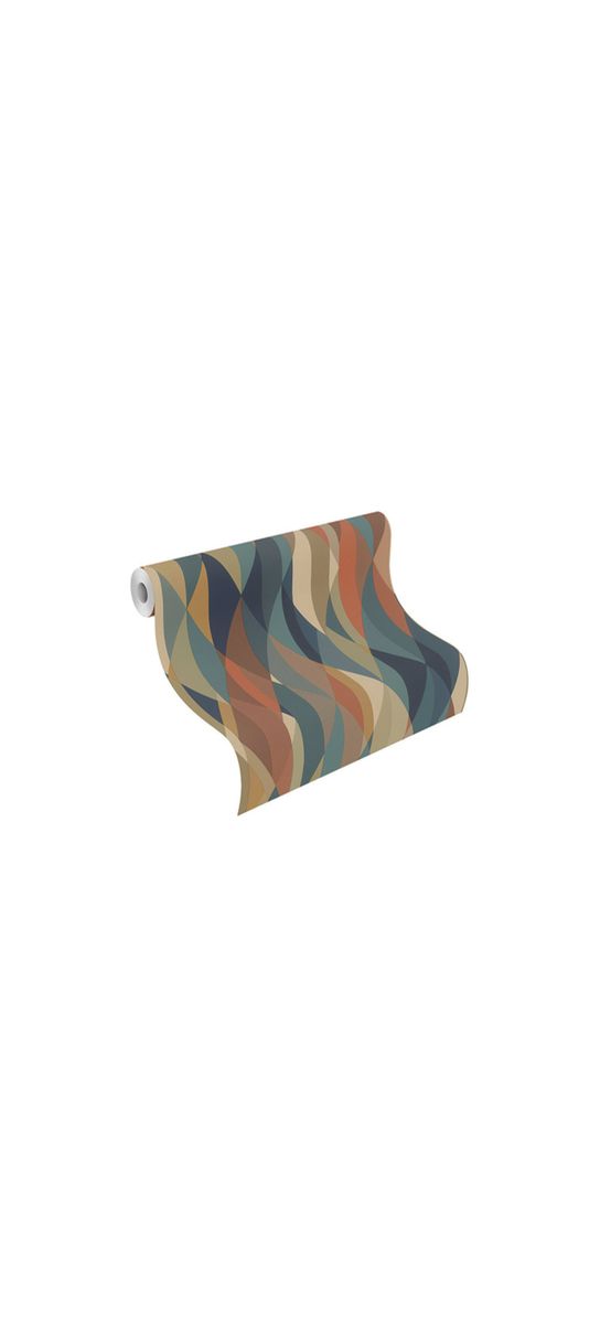 Tapet cu model geometric colorat, Rasch 477436