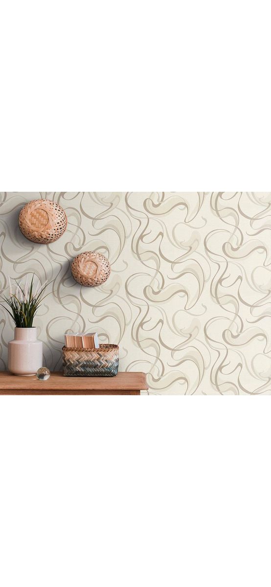 Tapet modern crem, Spotlight 1010514
