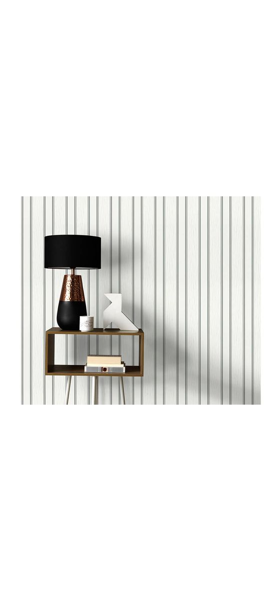 Tapet modern cu dungi gri argintiu, Spotlight 1010310