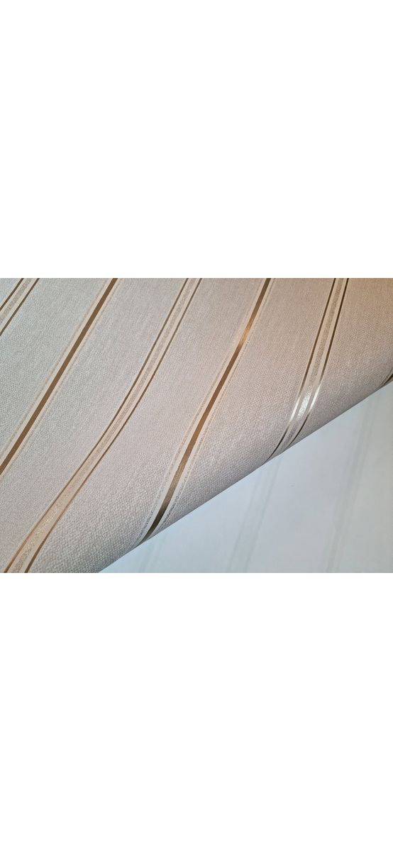 Tapet ivoire cu dungi bej auriu, Marburg Villa Romana 31582