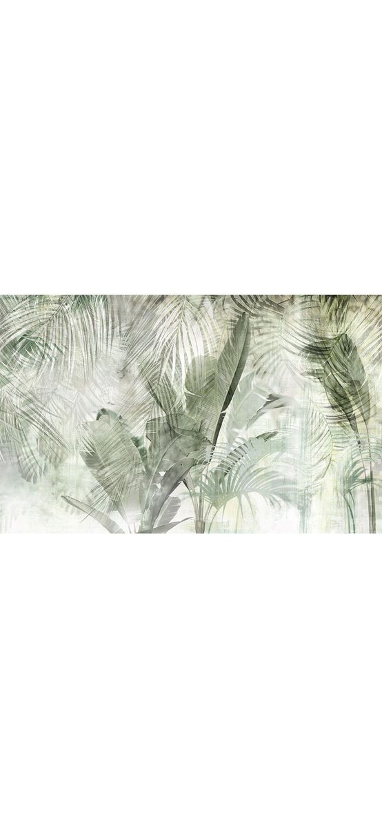 Fototapet frunze verzi, Komar Botanical Boho, pe suport vlies, 400x250 cm