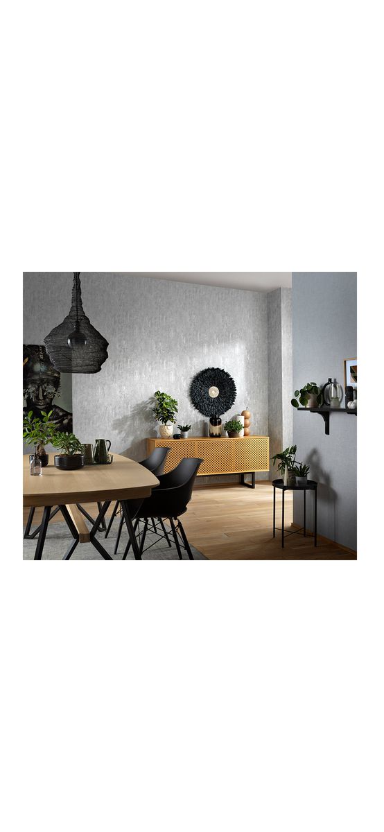 Tapet imitaţie decorativă gri deschis, Erismann Casual Chic 1027331