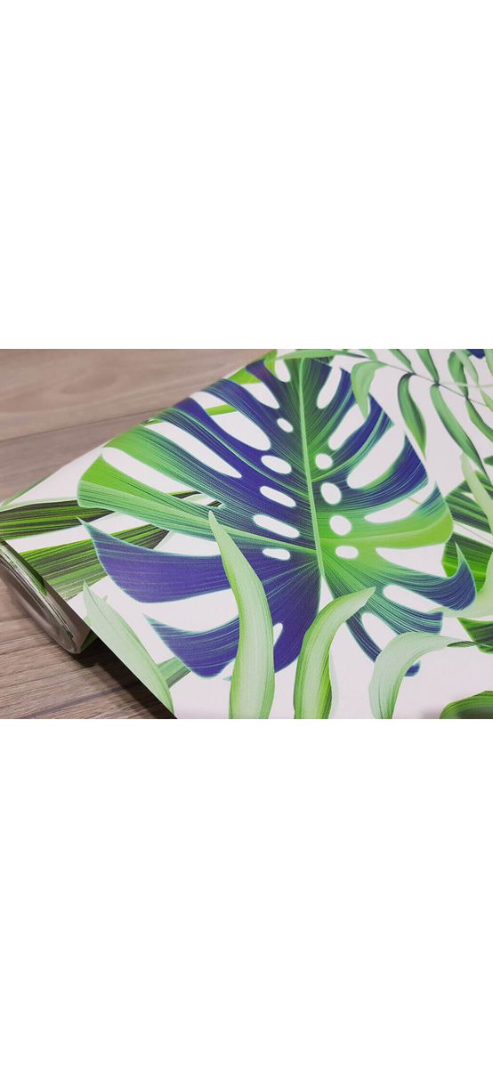 Tapet frunze verzi Tropical, AGDesign, verde, 0.53x10 metri