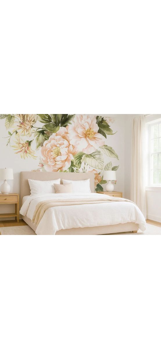 Fototapet floral Nasrin, Komar, print digital, 300x280 cm