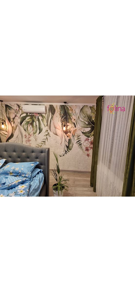 Fototapet floral Luana, Marburg 46996, decor cu plante exotice, 270x424 cm