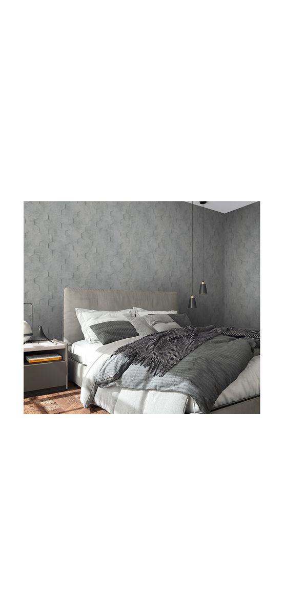 Tapet imitaţie decorativă gri, Marburg Kyoto 34160, vlies, rolă de 5mp