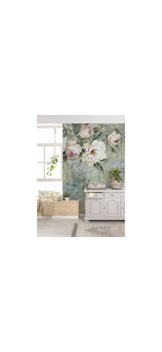 Fototapet floral La Rosa, Komar, vlies lavabil, dimensiuni de 200x250 cm