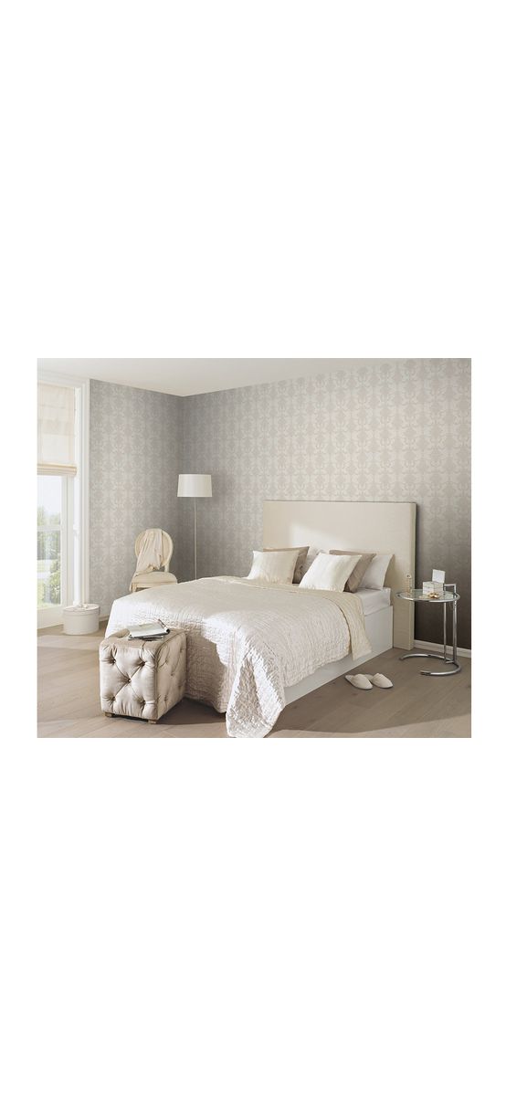 Tapet clasic, Erismann Versaille 1028702, model elegant crem, pe suport vlies, rolă de 5 mp