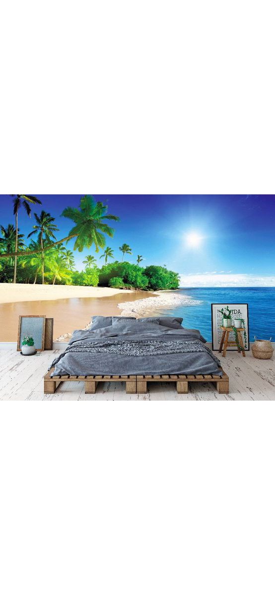 Fototapet peisaj plajă exotică, Caribbean Beach, 400x260 cm