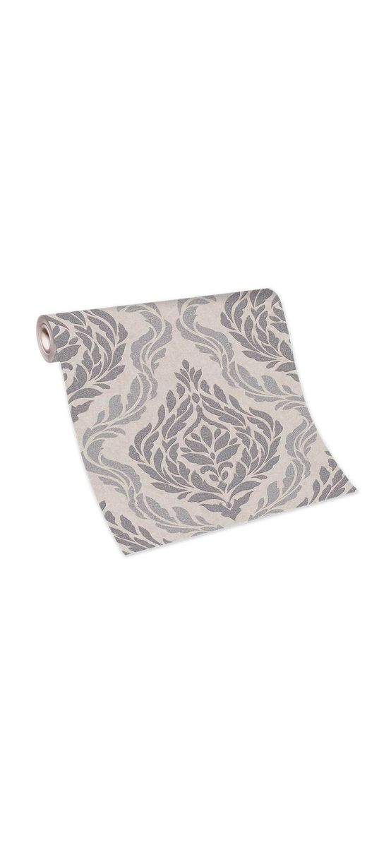 Tapet clasic, Carat 1006002, model elegant gri argintiu