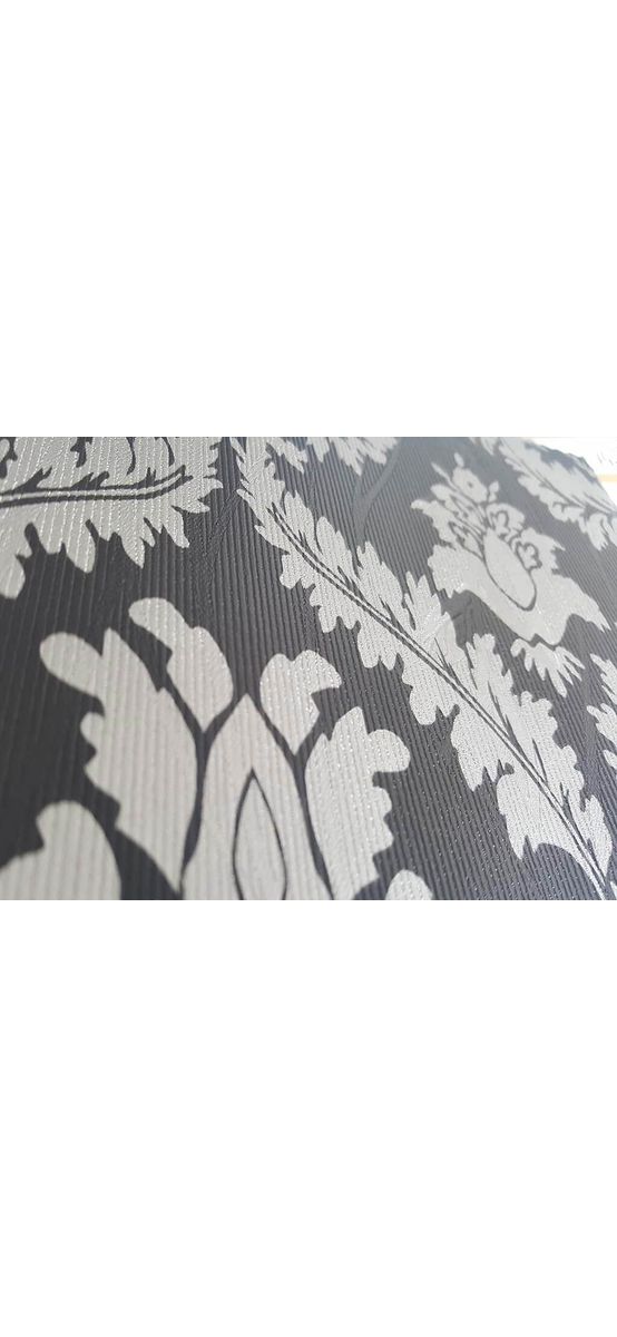 Tapet PVC autoadeziv elegant Sotti argintiu