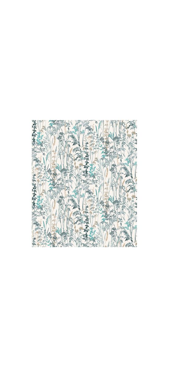Tapet floral turcoaz, Erismann Casual Chic 1025818