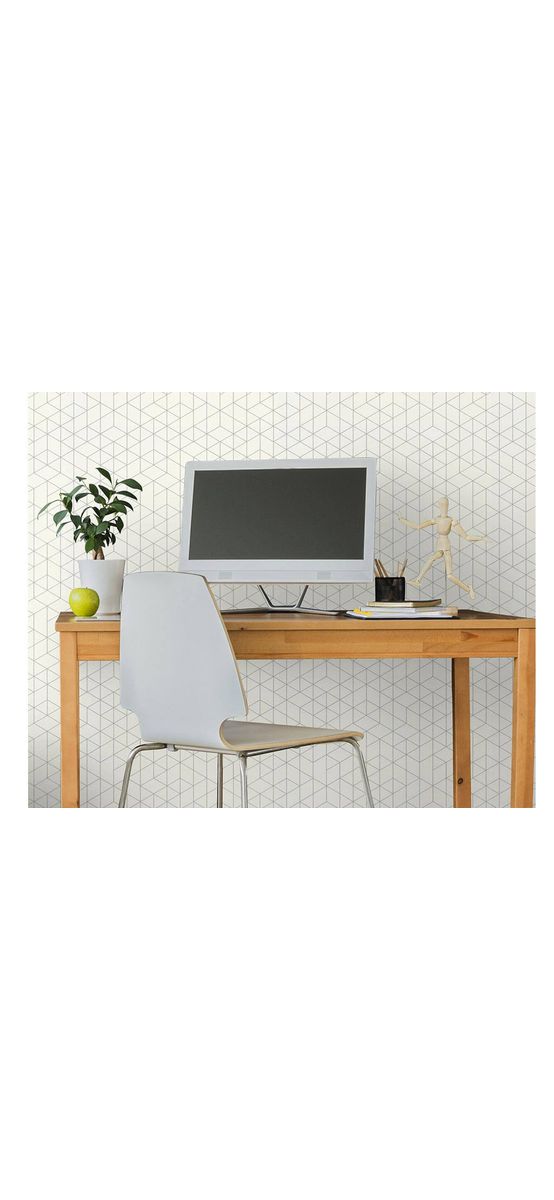 Tapet modern alb, Erismann, model geometric, Profi Selection 646601