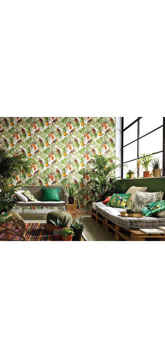 Tapet floral, Erismann, design exotic, Profi Selection 630207