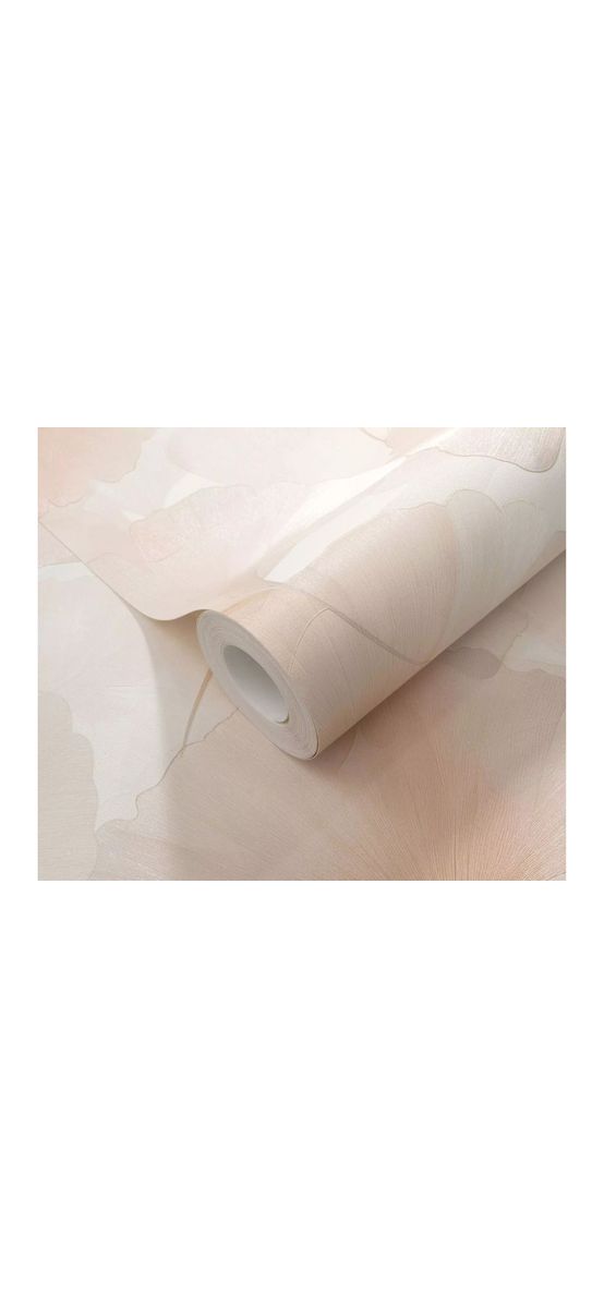 Tapet dormitor, Erismann Elysium 1047005, frunze roz pal cu aspect ușor sidefat, vlies, rolă de 0.53x10 metri