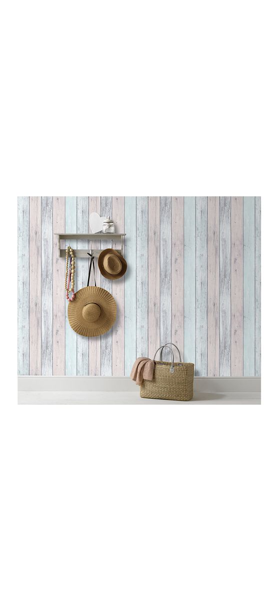Tapet imitaţie lemn vintage pastel, Erismann Imitations 1020018