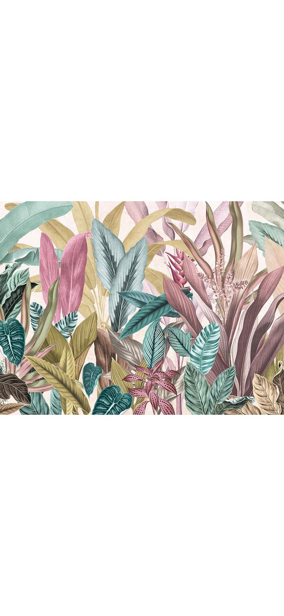 Fototapet floral multicolor, Komar Mathilda, pe suport vlies, dimensiuni de 350x250 cm