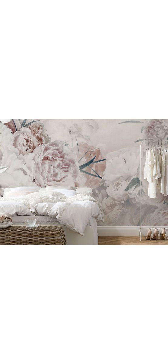Fototapet floral Blossom Clouds, Komar, nuanţe pastel, 250x250 cm