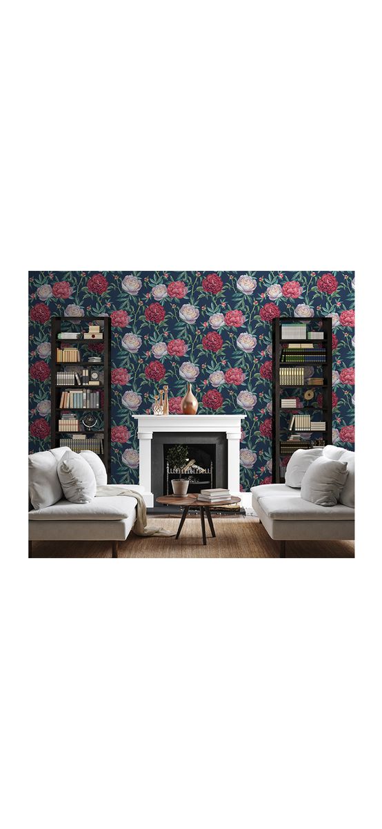 Tapet floral cu bujori, Ugepa Adele M57301