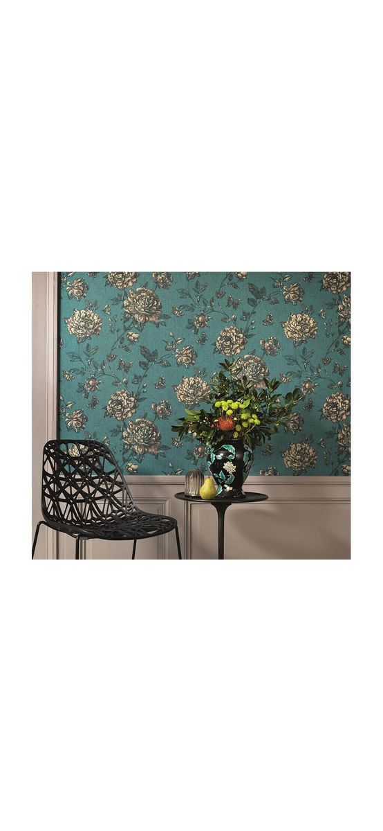 Tapet floral verde, Erismann, Profi Selection 633536