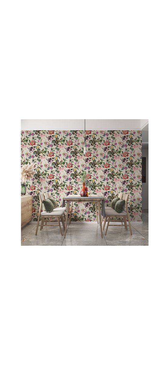 Tapet floral, Marburg Kyoto 47461, vlies, rolă de 5mp