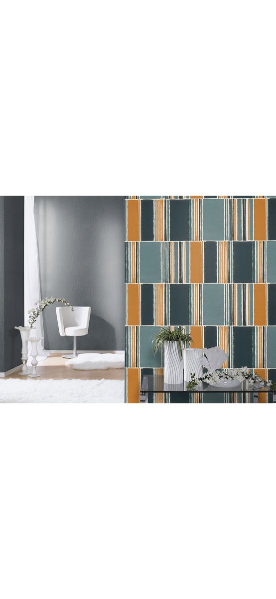 Tapet cu model geometric, Rasch 484441