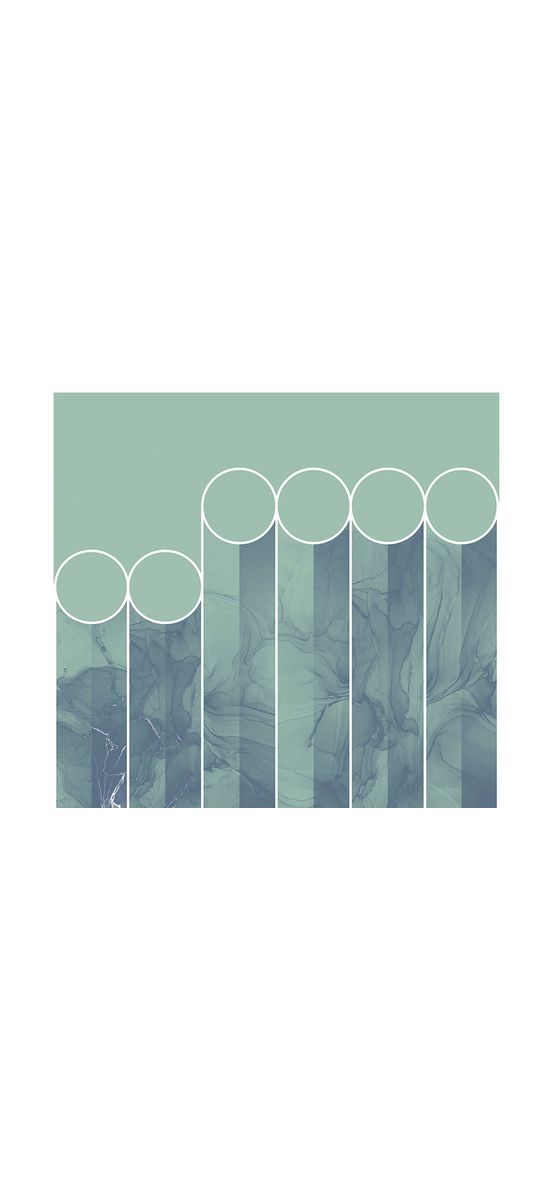 Fototapet cu motive geometrice, Komar Spots, pe suport vlies, 300x280 cm