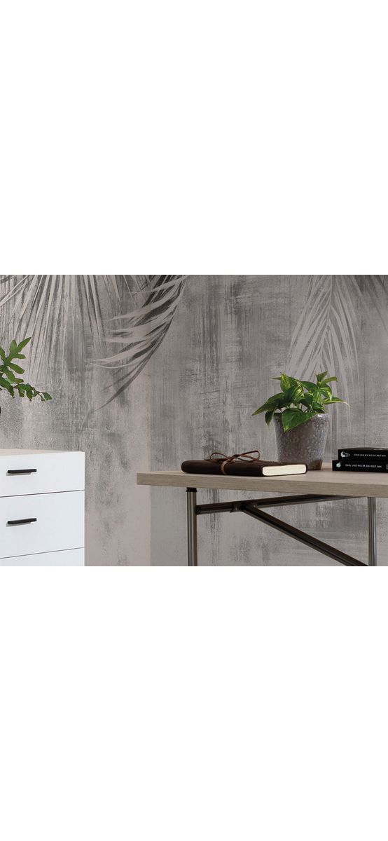 Fototapet gri, Komar Natural Nuances, pe suport vlies, 300x250cm