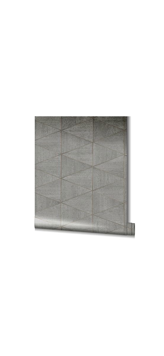 Tapet cu model geometric şi textură lemn, Marburg Travertino 33355, vlies extralavabil