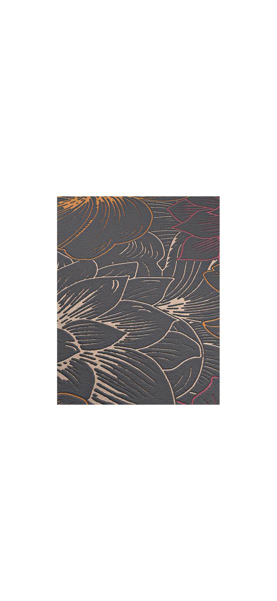 Tapet floral, Erismann, gri închis, Profi Selection 542504