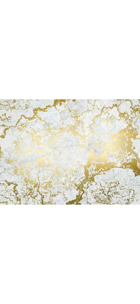 Fototapet Marbelous, Komar, imitaţie marmură gri cu accente metalice aurii, 400x280 cm