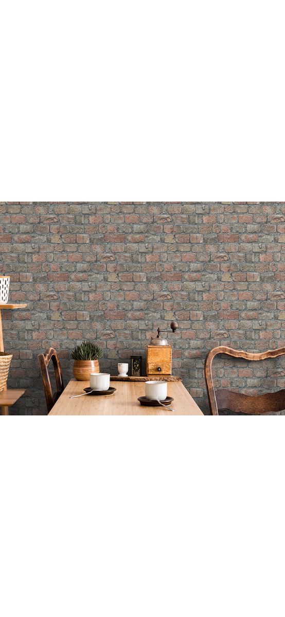 Tapet 3D cărămidă vintage, Marburg Up to date 34834, vlies extralavabil