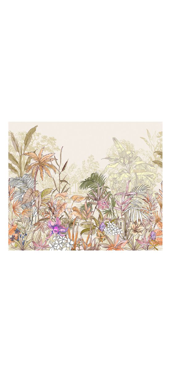 Fototapet floral, Komar Humided Heat, pe suport vlies, 300x250 cm