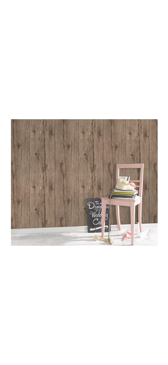 Tapet imitaţie lemn maro, Erismann, Profi Selection 635738