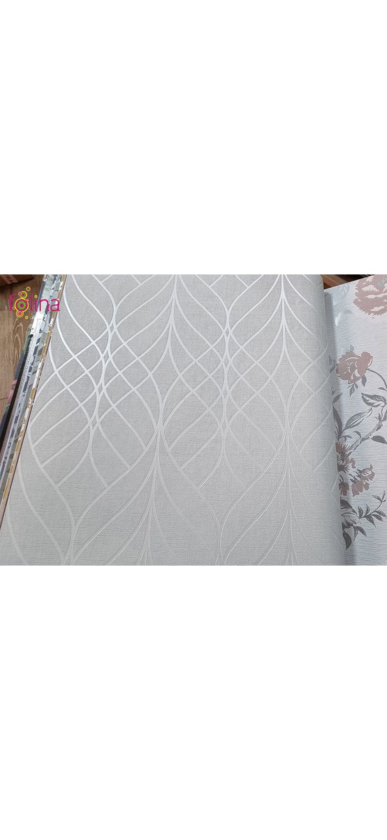 Tapet alb cu model geometric, Ugepa Adele M41900