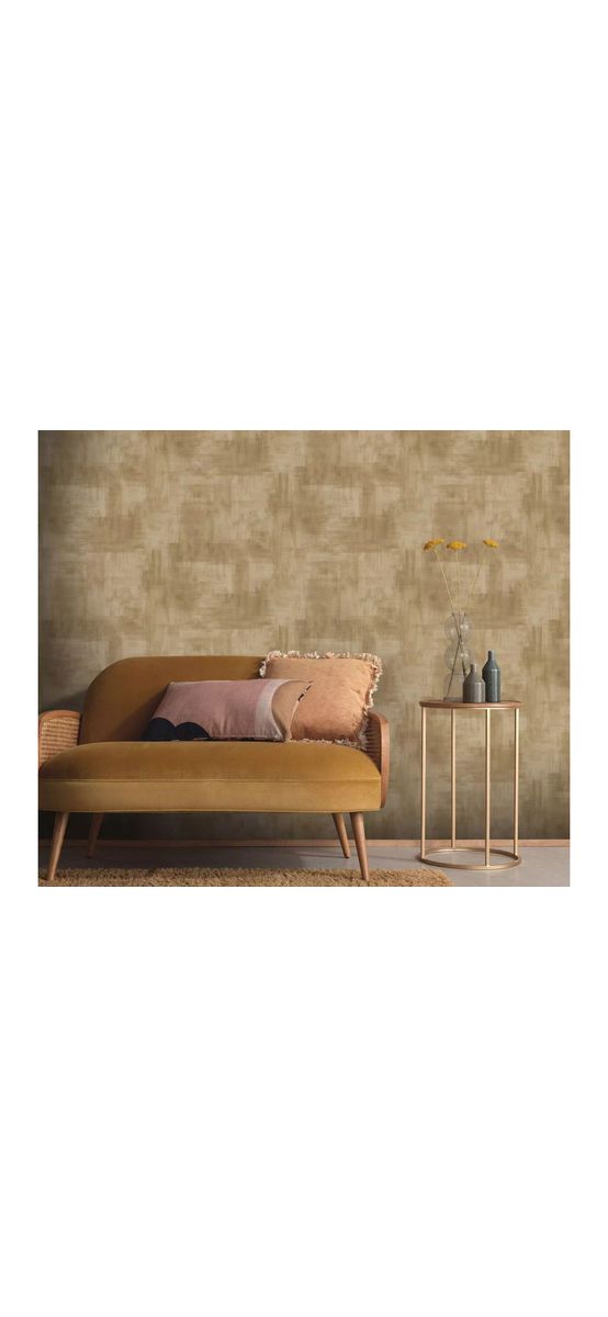 Tapet vlies Erismann Elysium 1048030, imitație decorativă bej auriu, rolă de 0.53x10 metri