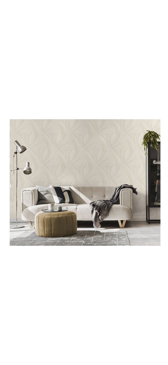 Tapet modern ivoire, model geometric, Erismann GMK 3 1021837