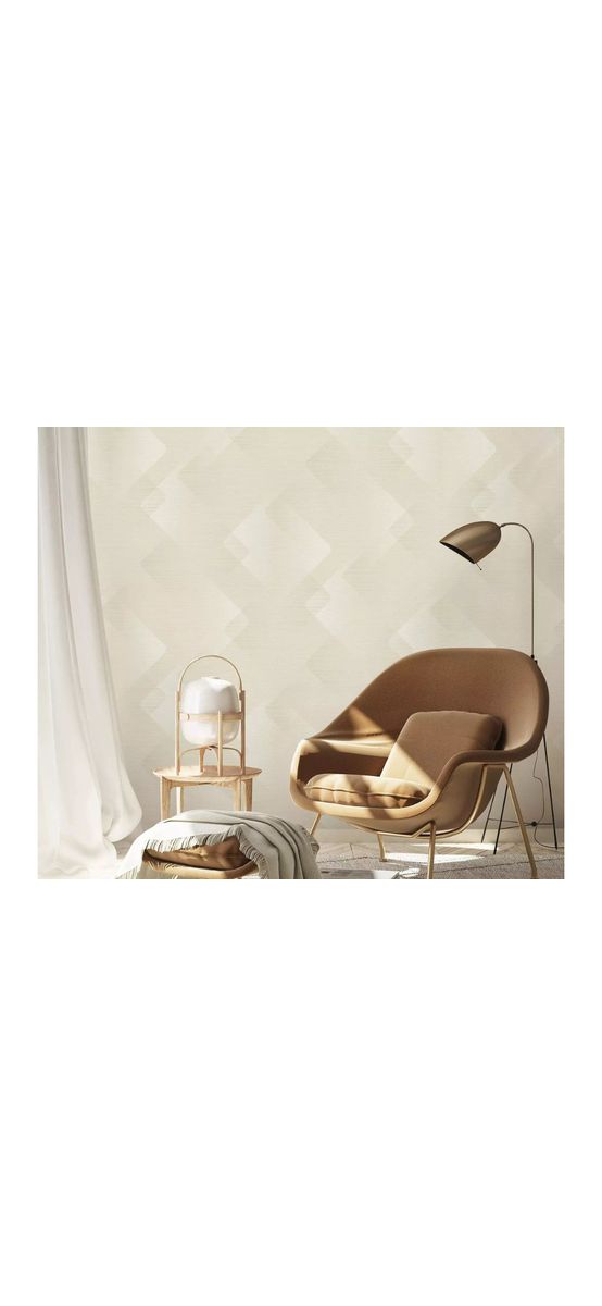 Tapet crem cu forme geometrice moderne, Erismann Elysium 1047902, rolă de 0.53x10 metri