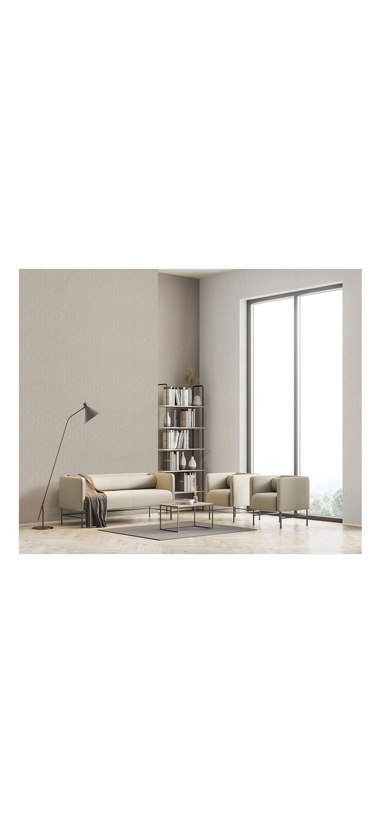 Tapet taupe cu linii, Marburg Kyoto 34406, vlies, rolă de 5mp